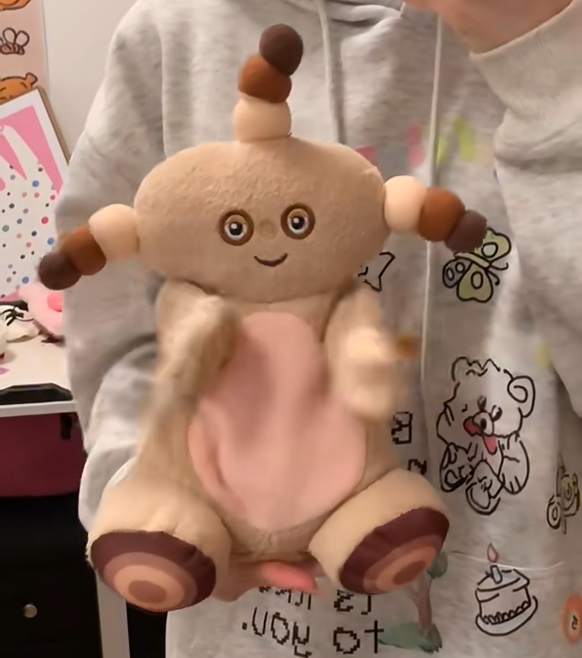 Makka Pakka Electric Doll Making Sounds Singing Sitting Clapping plush toy(it can sing makkapakka song) - kikigoods