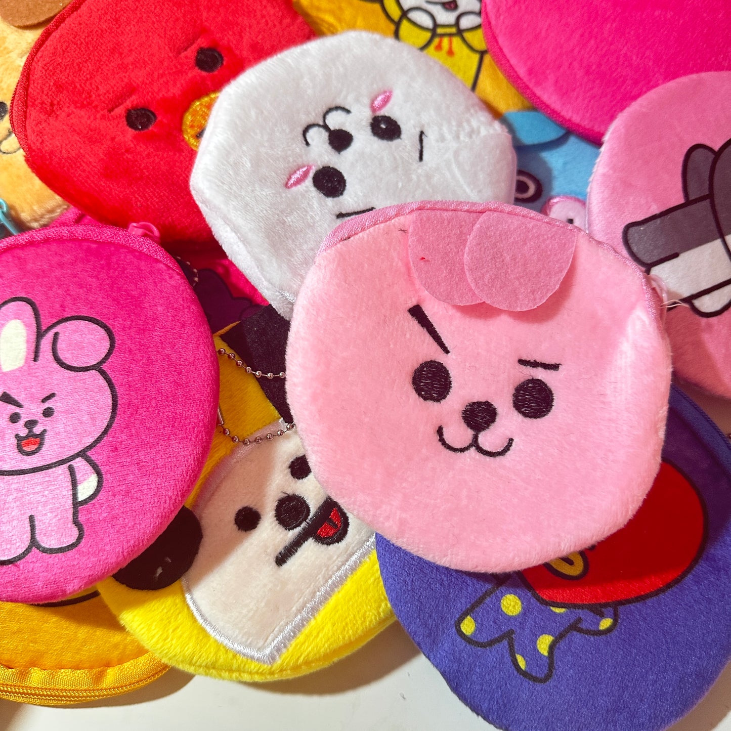 bt21 cartoon mirror phonecase(iPhone 15 series updated)buy one case get one bag - kikigoods