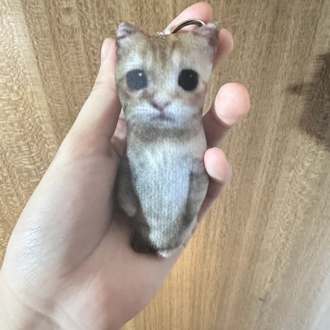 (Press it and it will make a crying sound)Cry Banana Cat Keychain Happy Banana Cat Keychain el gato keychain