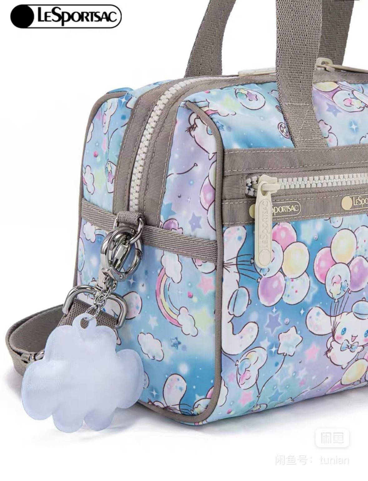 the last one !!LeSportsac Cinnamoroll Dreamy Balloon Boston Bag