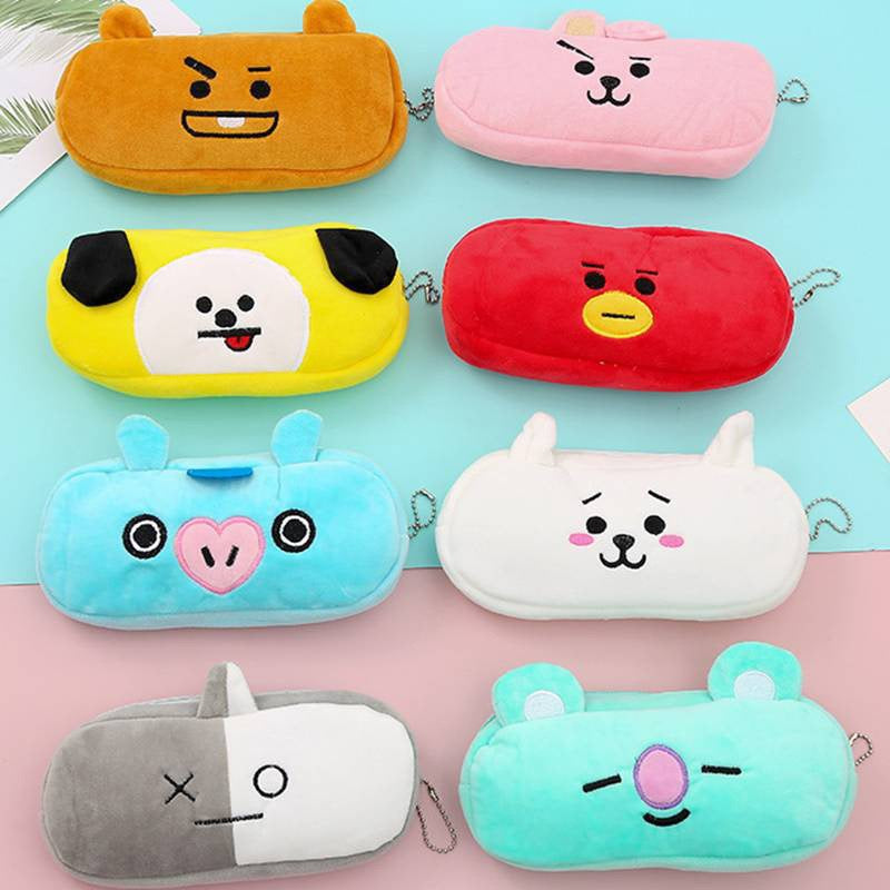bt21 pencil case bag - kikigoods