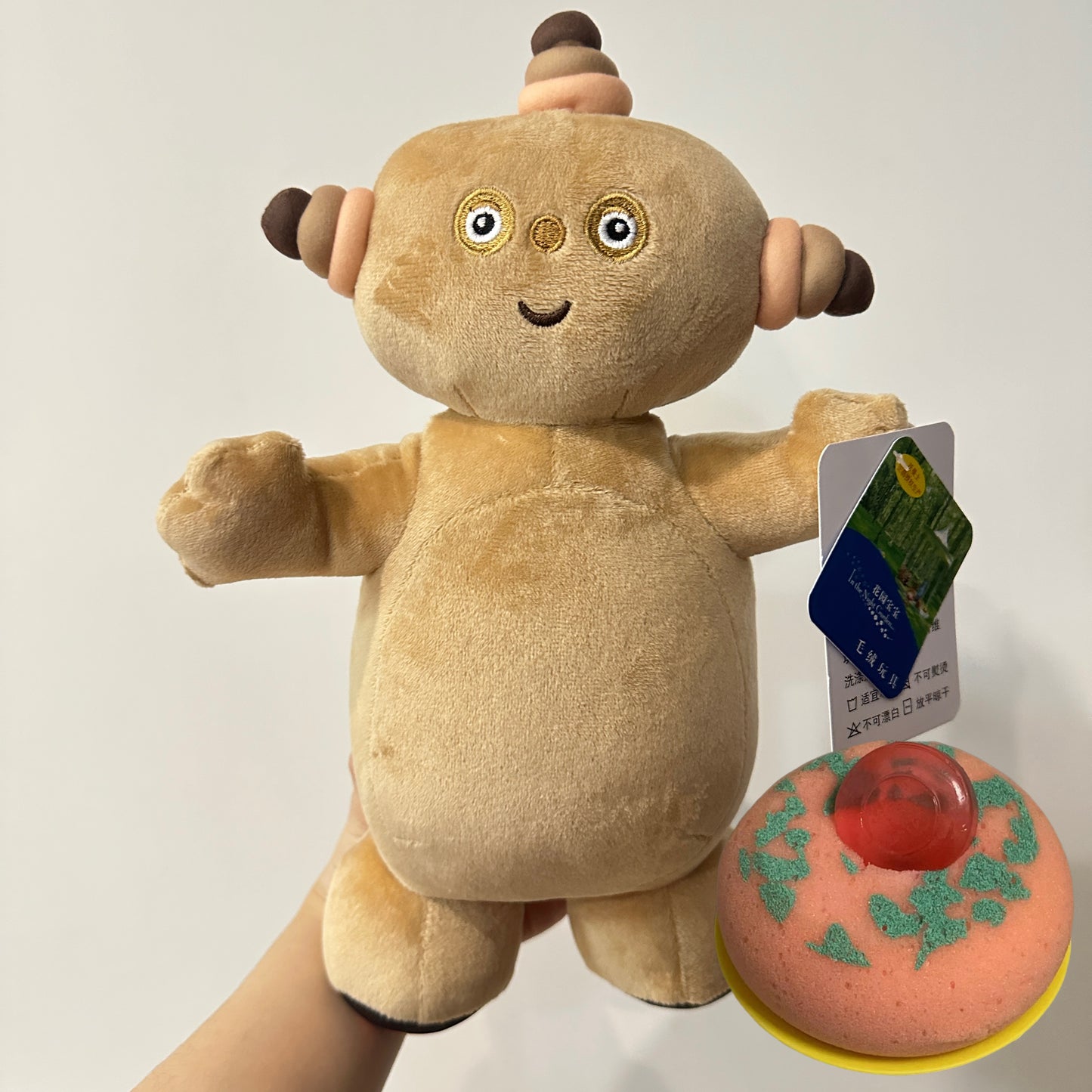 makka pakka 25cm plush toy and makkapakka sponge