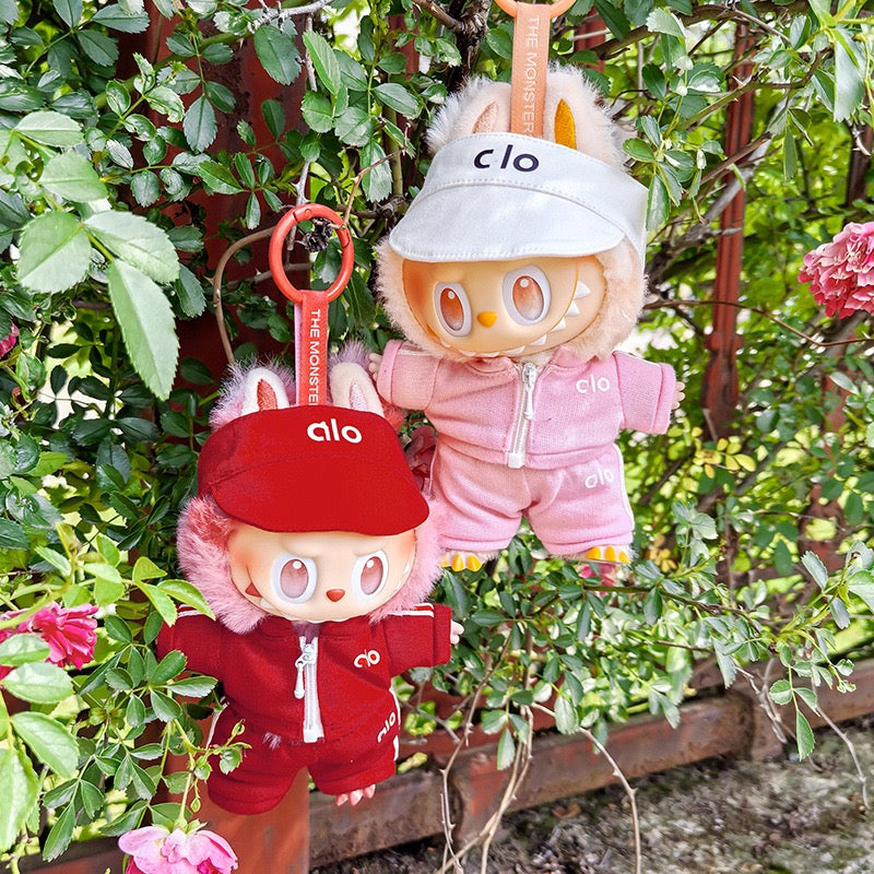 ALO 17cm Labubu Clothes Set(NO DOLL) Accessories Suit Cute Clothes for Labubu Dress up Unique Style