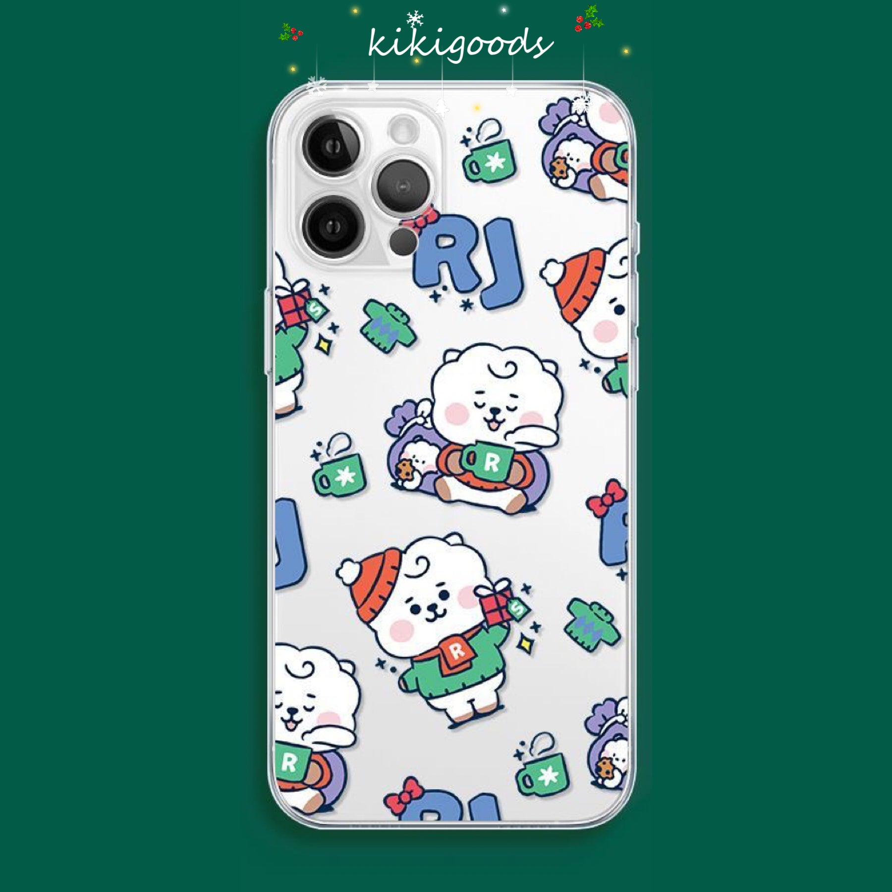 bt21 christmas phone case for iphone ,for samsung - kikigoods