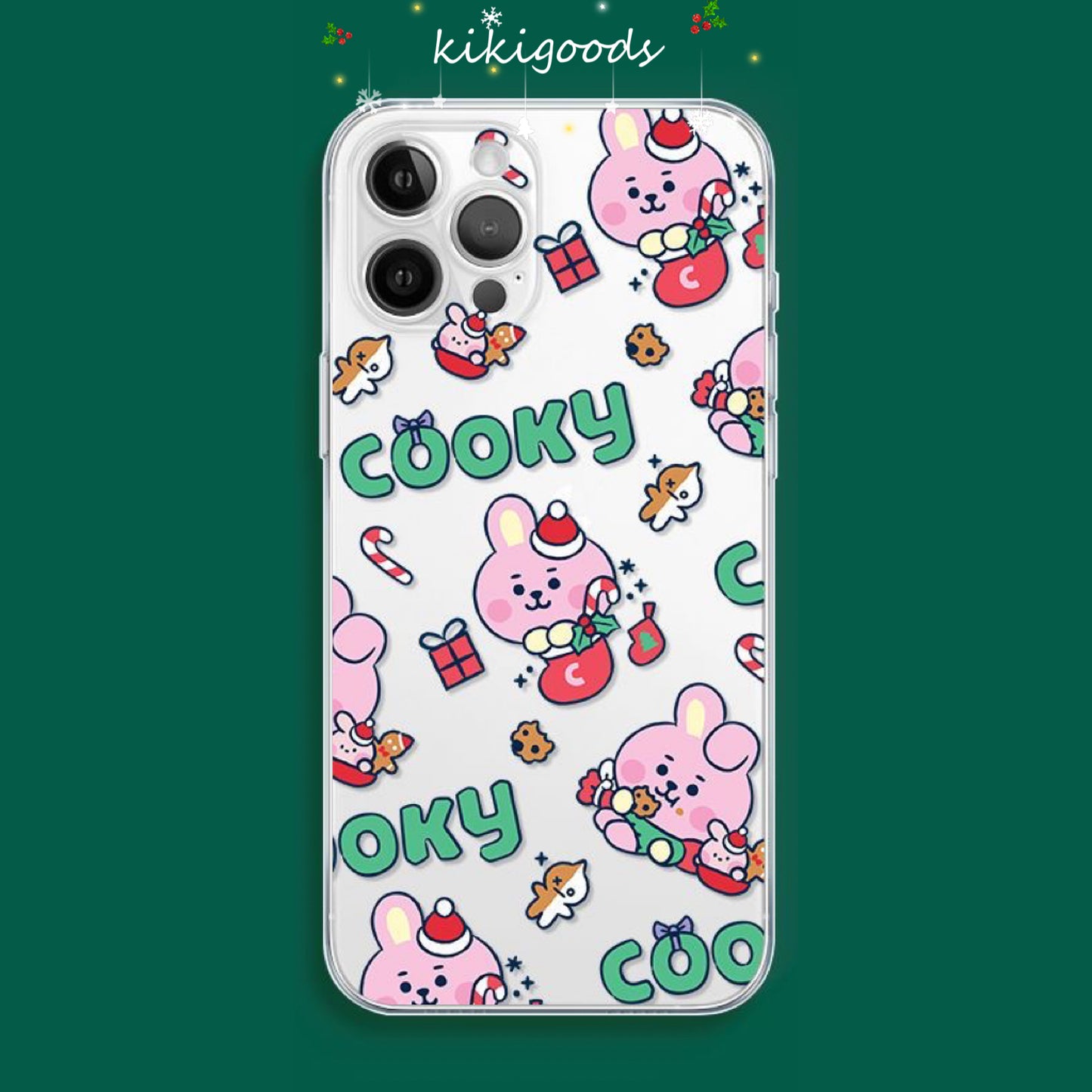 bt21 christmas phone case for iphone ,for samsung - kikigoods