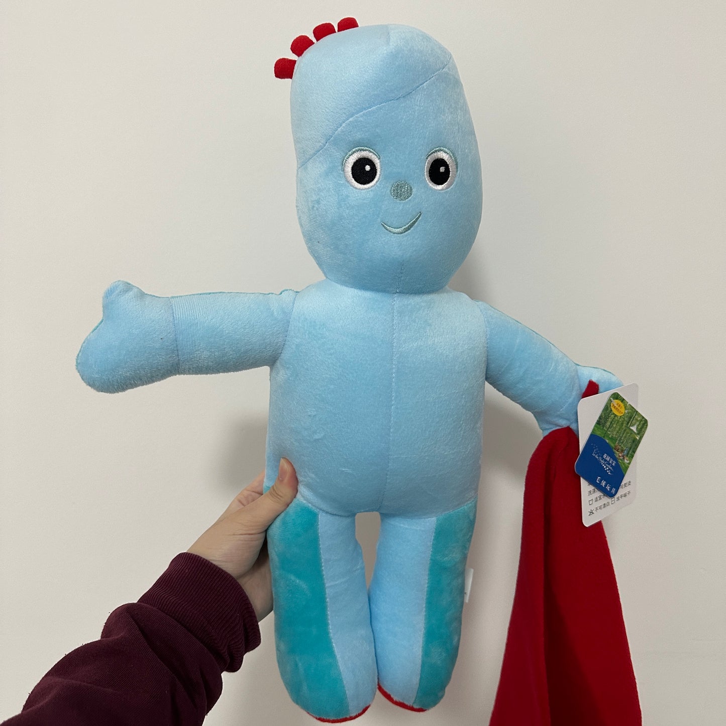 Igglepiggle plush toy and makkapakka sponge