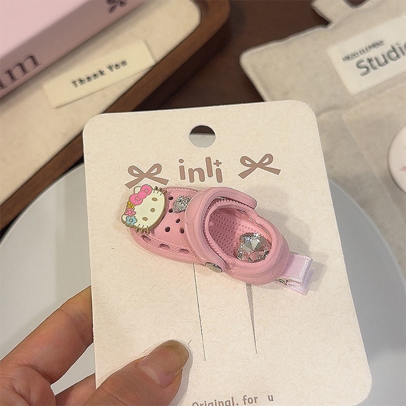 Hellokitty Mini Crocs Handmade Accessories Hairpins