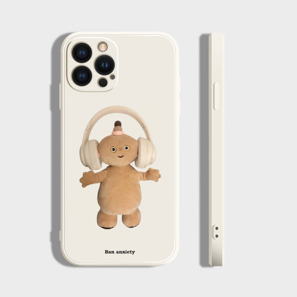 makka pakka ban anxiety makkapakka listen music Phone Case(black ,white, and clear ,three color) - kikigoods