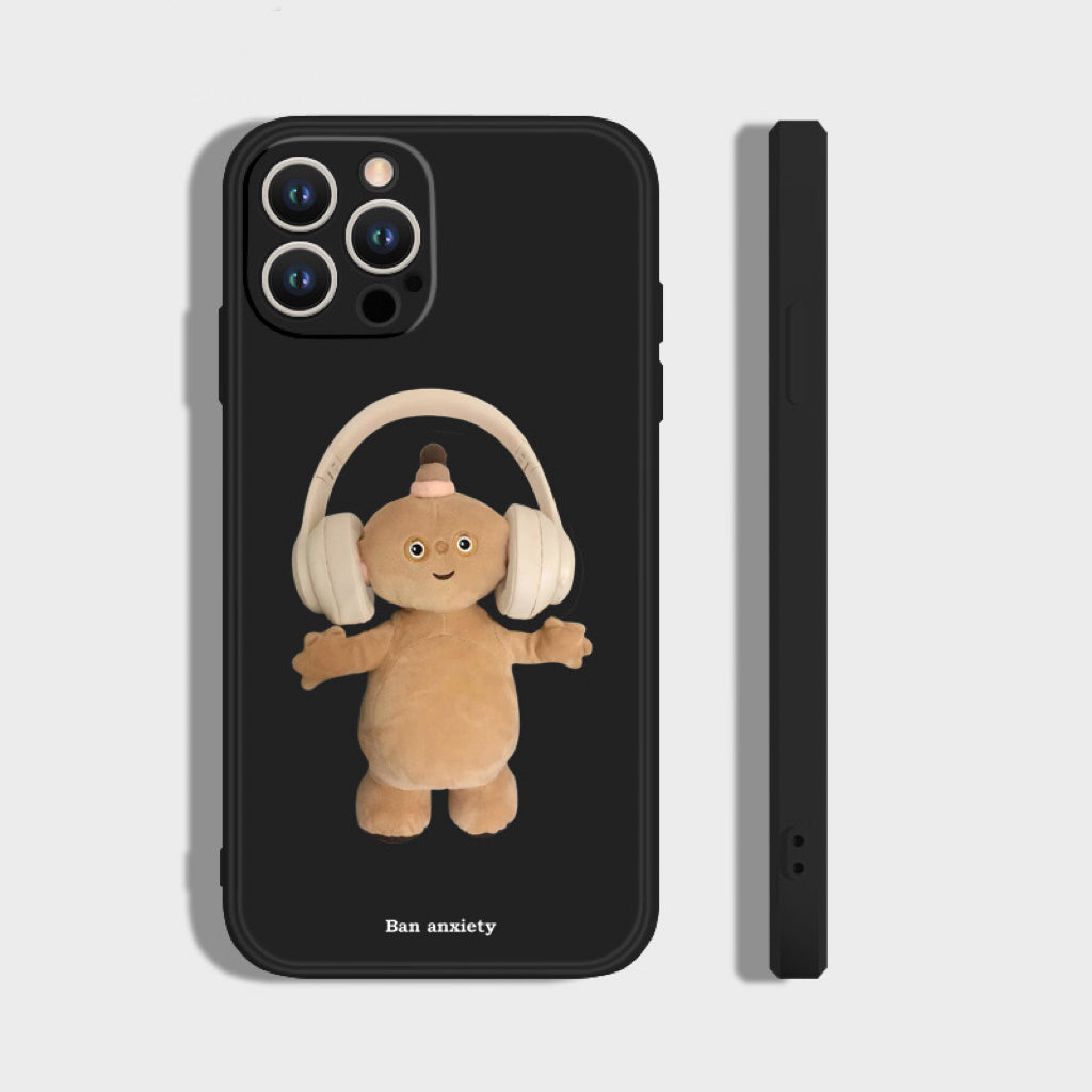 makka pakka ban anxiety makkapakka listen music Phone Case(black ,white, and clear ,three color) - kikigoods