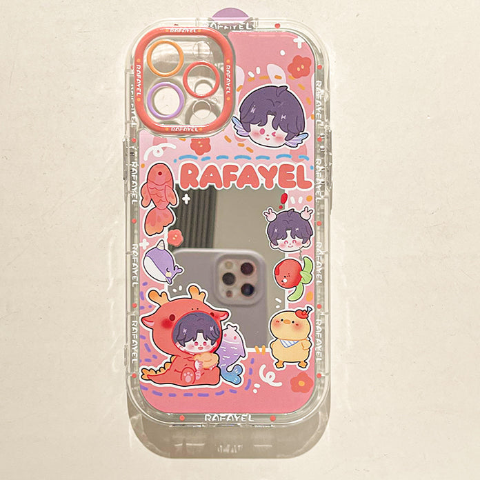 love and deepspace Mirror phonecase xavier sylus zayne rafayel caleb phonecase