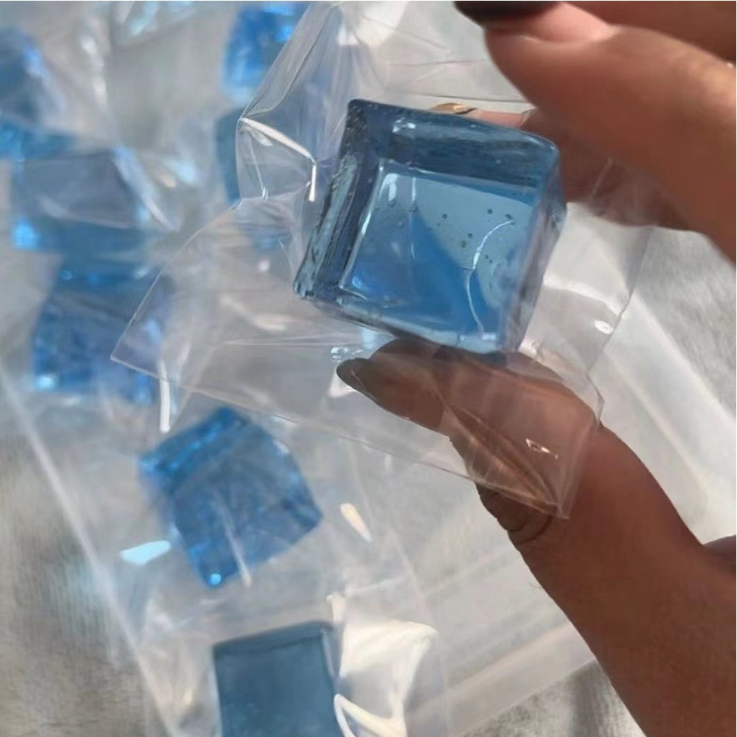 Not For Eating Anxiety Stress Relief Sensory Squishy Toy Simulated Ice Cubes - kikigoods