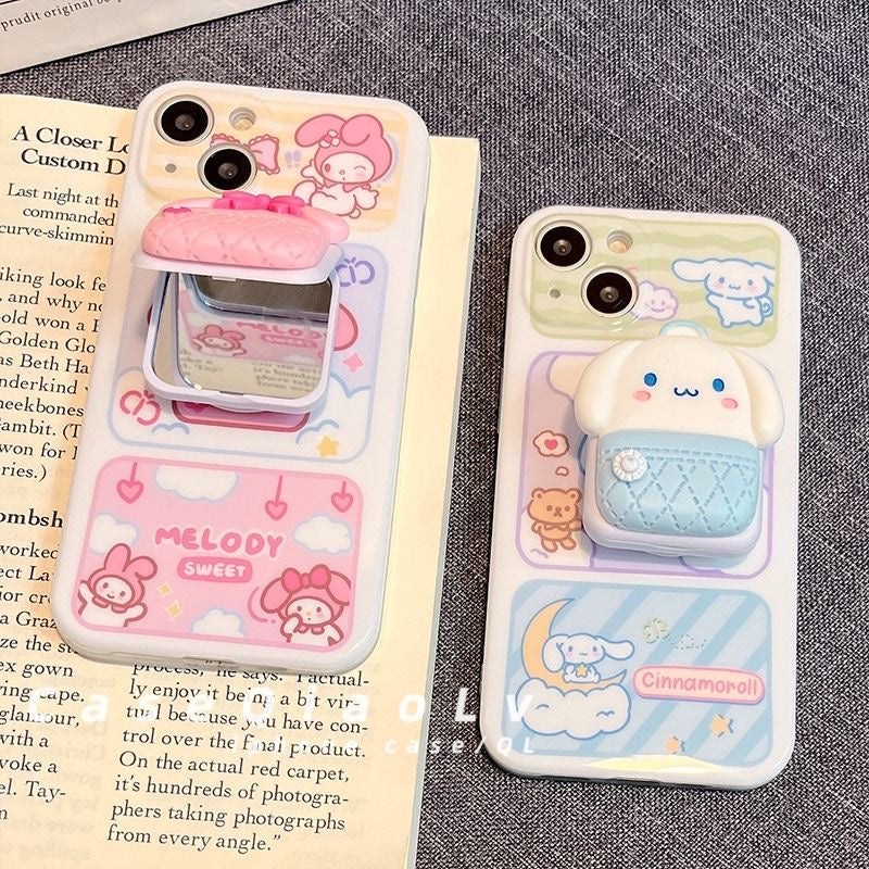 Kawai Cinnamoroll Holder Phone Case