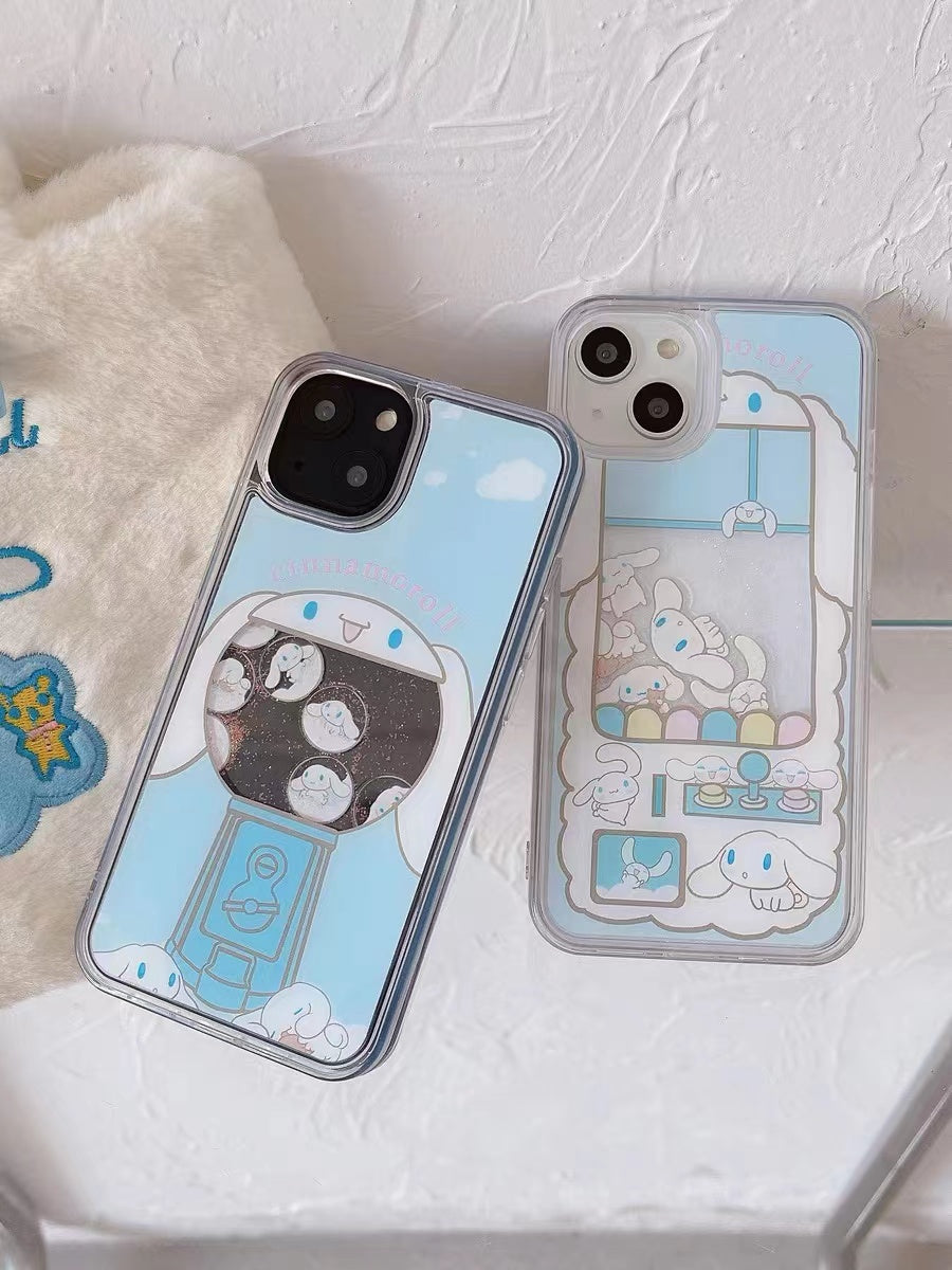 cinnamoroll cartoon quicksand iphone case（iPhone 15 series updated） - kikigoods