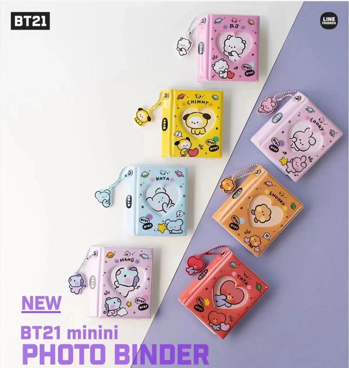 bt21 mini photo album 1pcs - kikigoods