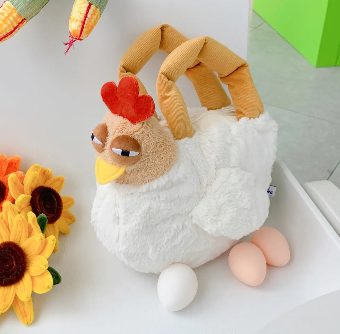 Cute plush Chicken Bag handbag