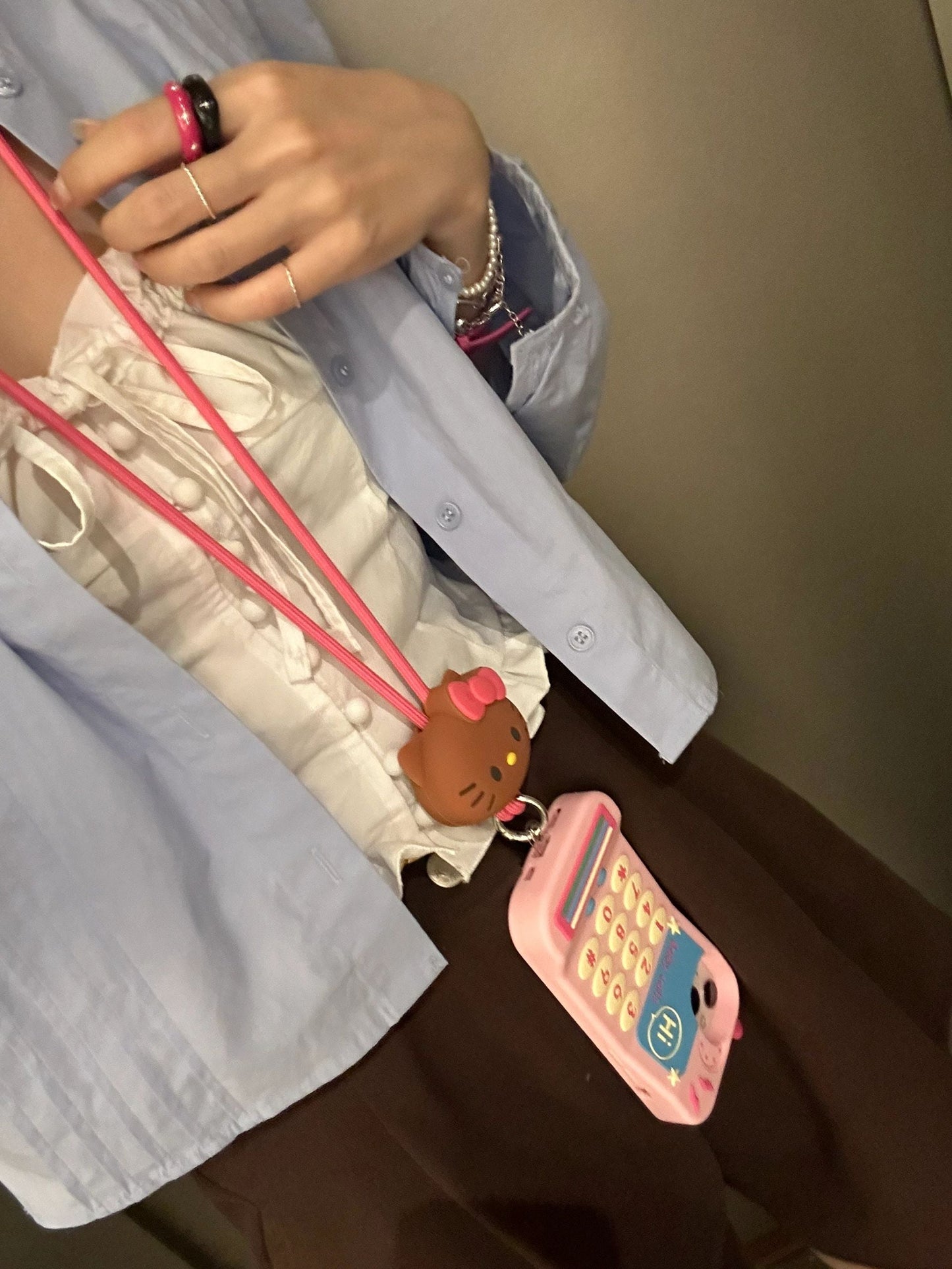 Sanrio Phone Lanyard Strap, Universal Cell Phone Lanyard Neck Chain, Phone Tether Safety Strap Compatible with Most Smartphones