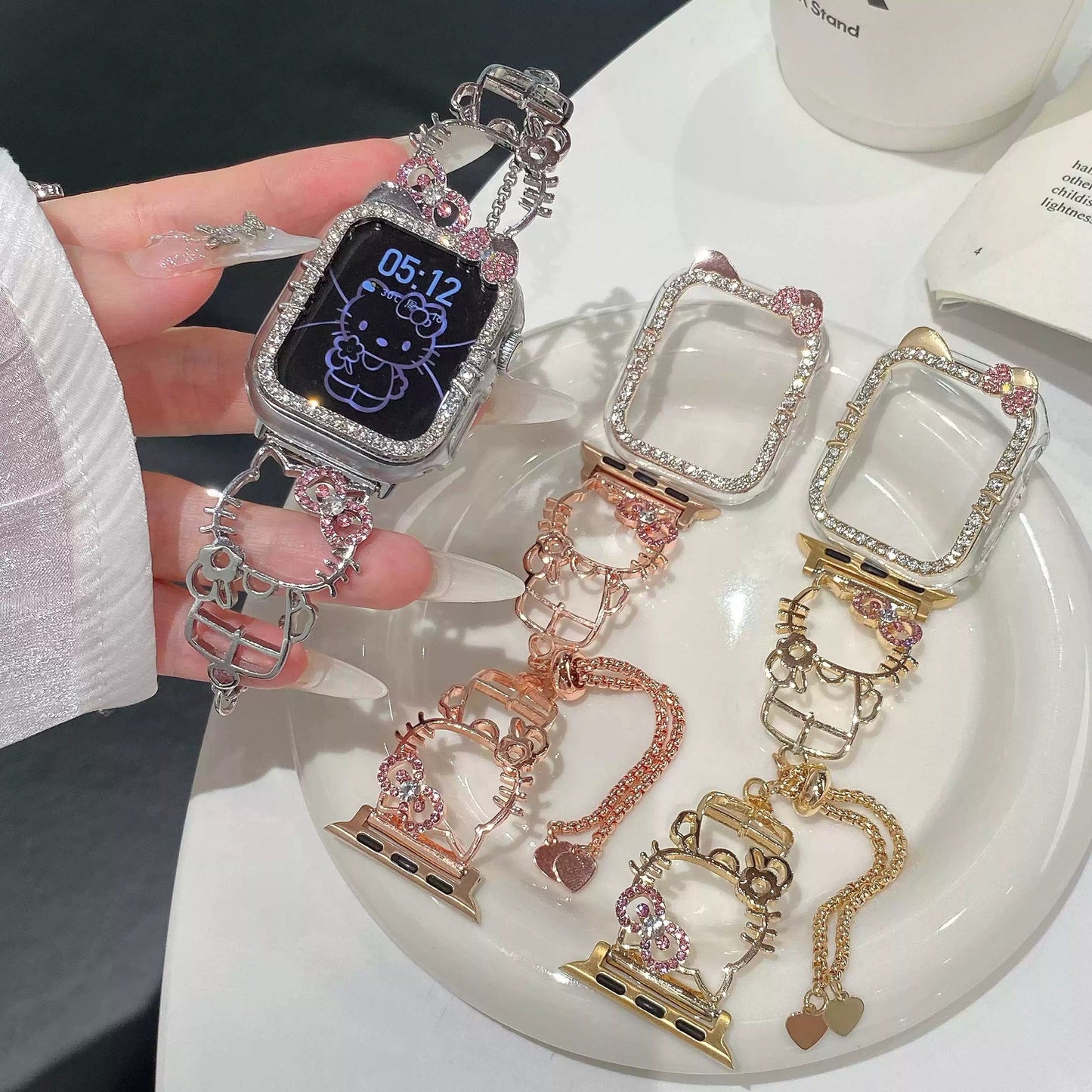 Hellokitty Shape Apple Watch Band Strap Bands Bracelet Wristband for iWatch Series