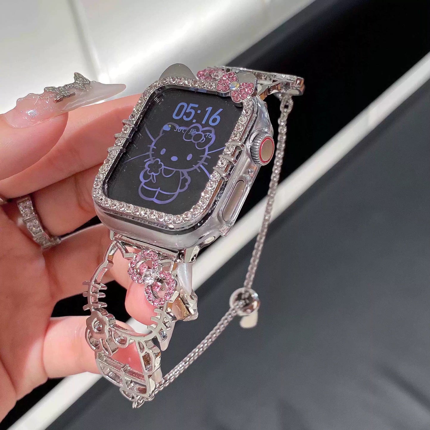Hellokitty Shape Apple Watch Band Strap Bands Bracelet Wristband for iWatch Series