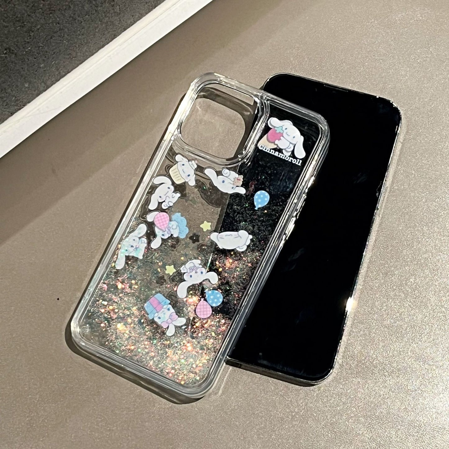 Sanrio cinnamonroll quicksand case