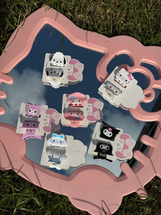 Sanrio Shaped Mini Hair Clips