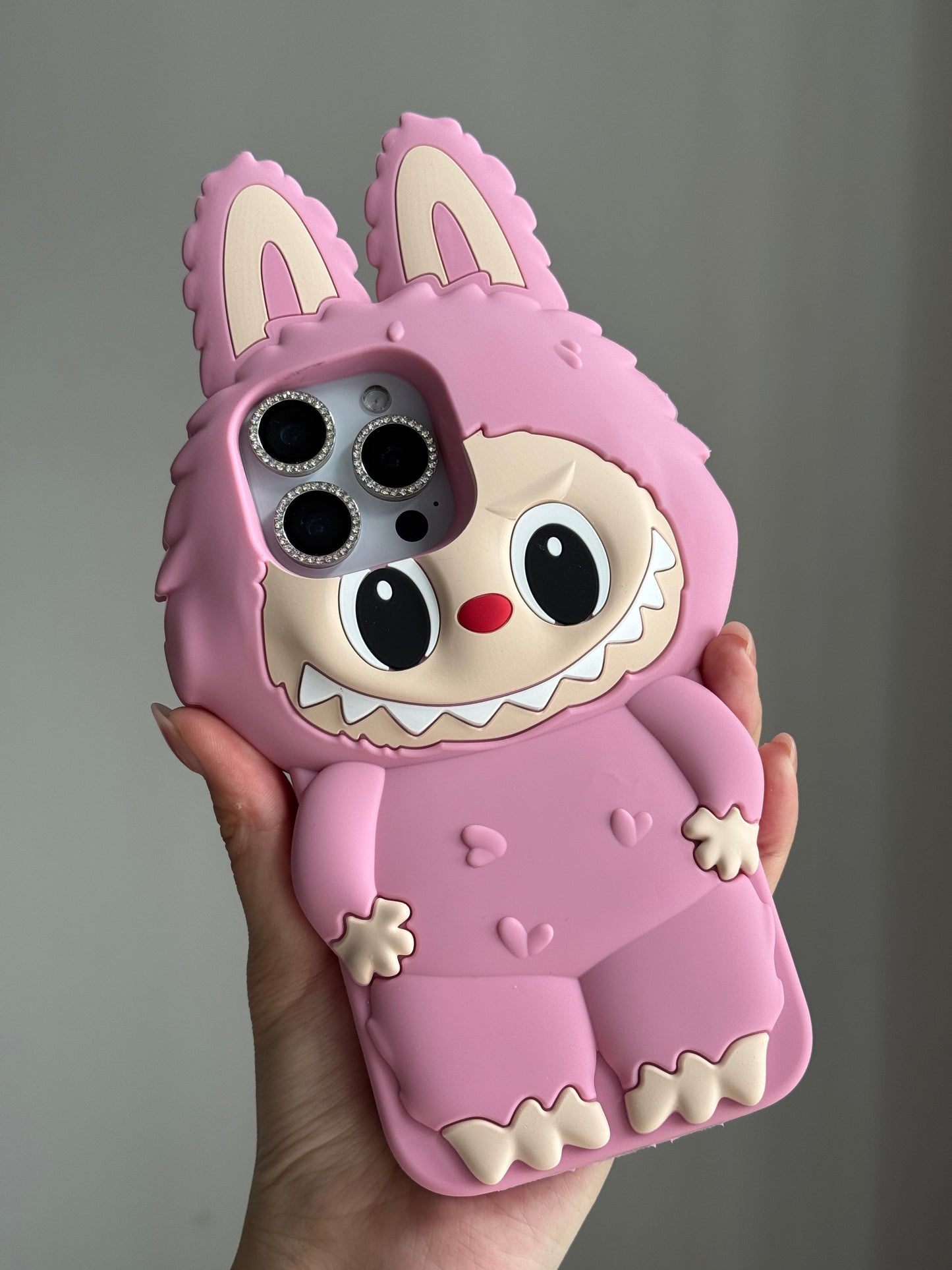 LABUBU Shape Silicone Cute Kawaii Phone Case