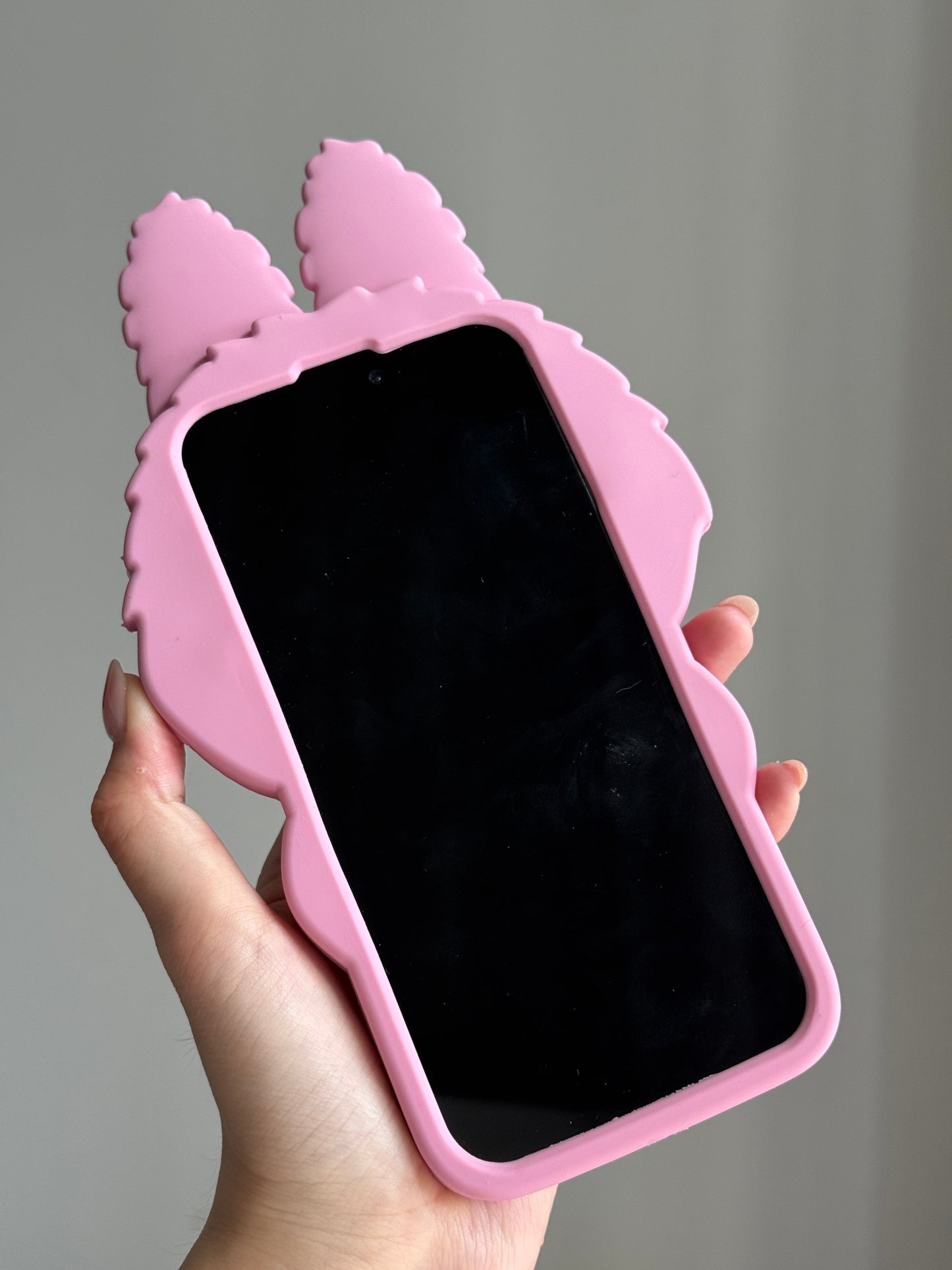 LABUBU Shape Silicone Cute Kawaii Phone Case