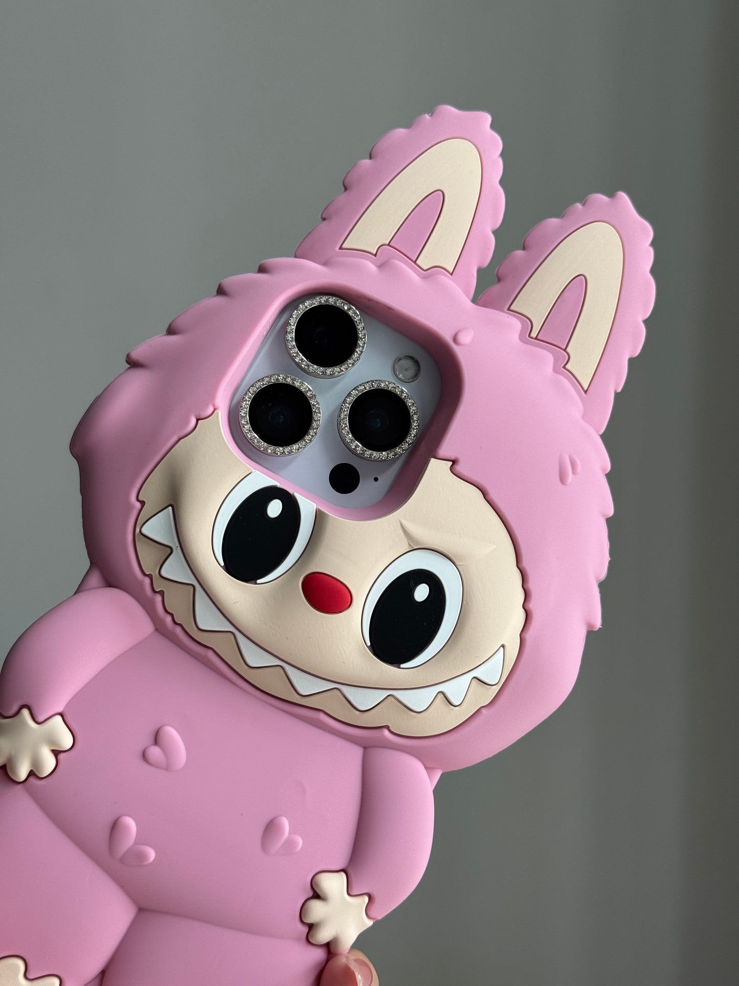 LABUBU Shape Silicone Cute Kawaii Phone Case