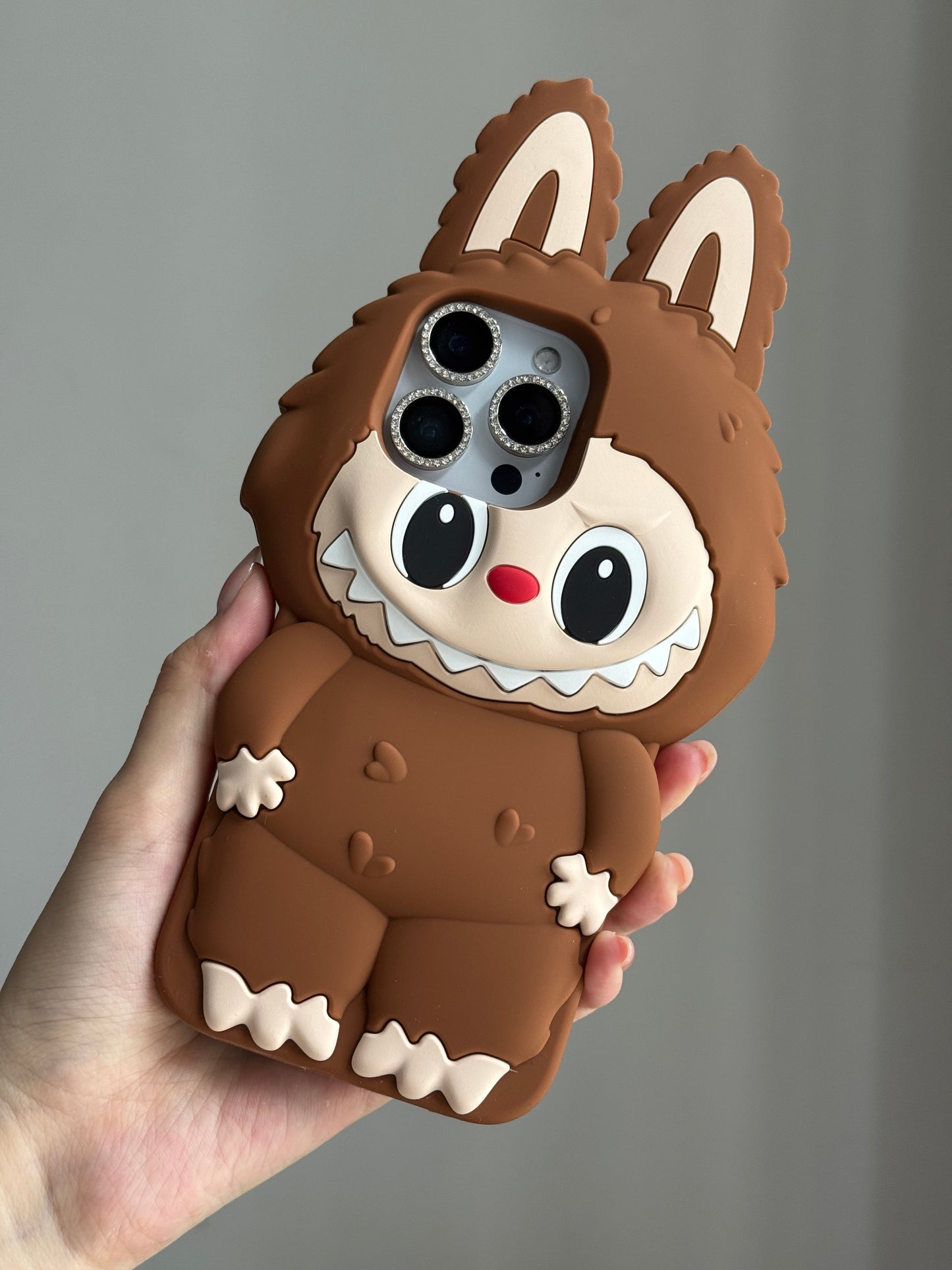 LABUBU Shape Silicone Cute Kawaii Phone Case