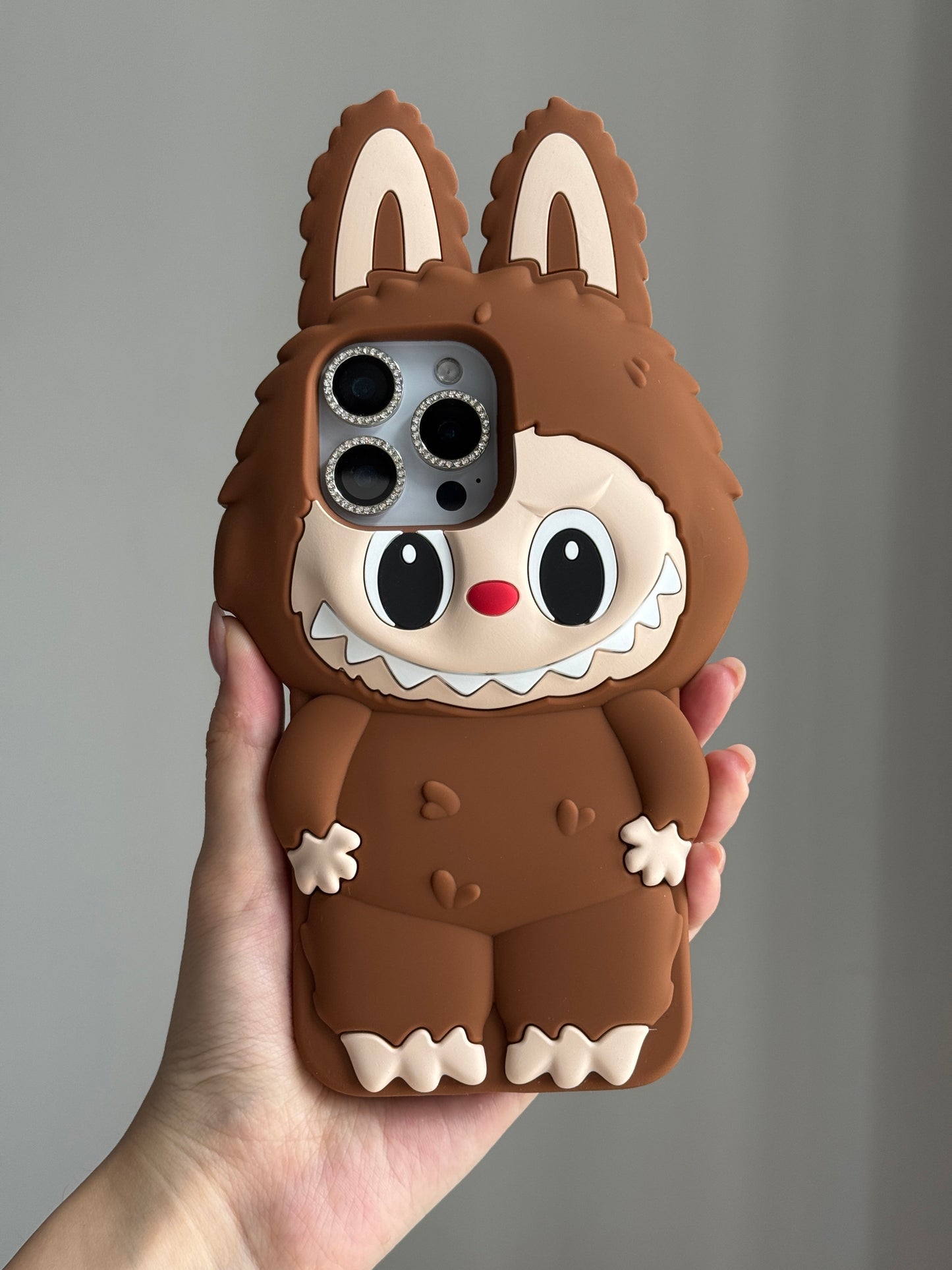 LABUBU Shape Silicone Cute Kawaii Phone Case