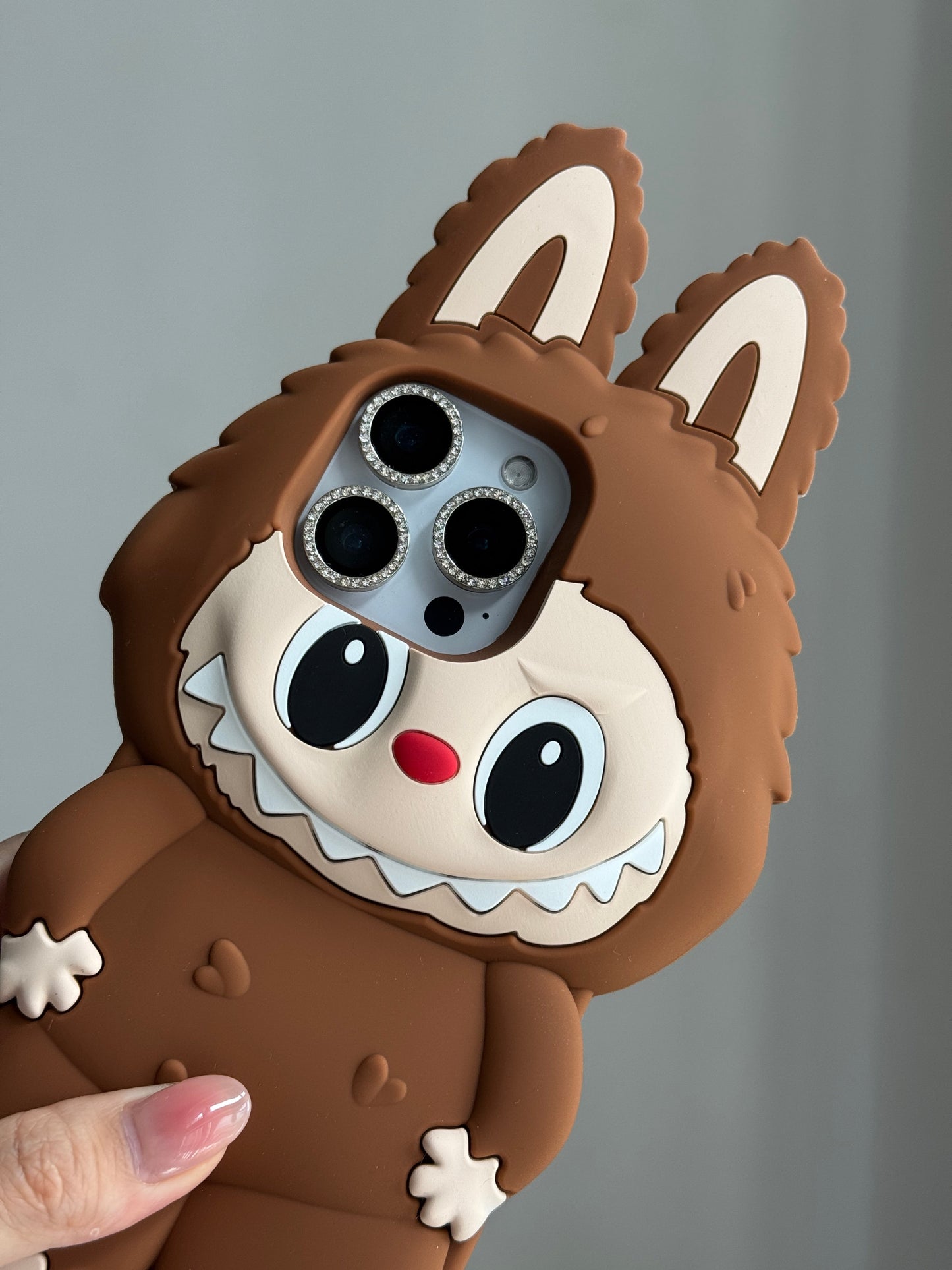 LABUBU Shape Silicone Cute Kawaii Phone Case