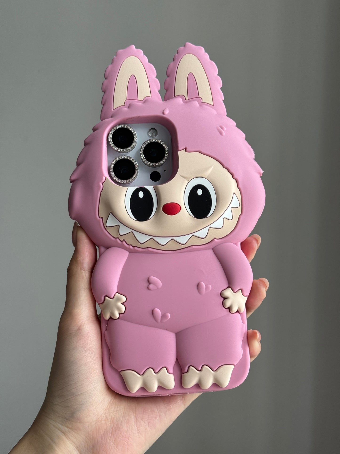 LABUBU Shape Silicone Cute Kawaii Phone Case