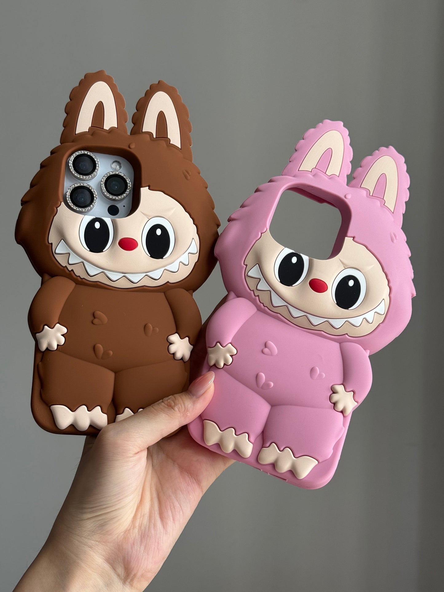 LABUBU Shape Silicone Cute Kawaii Phone Case