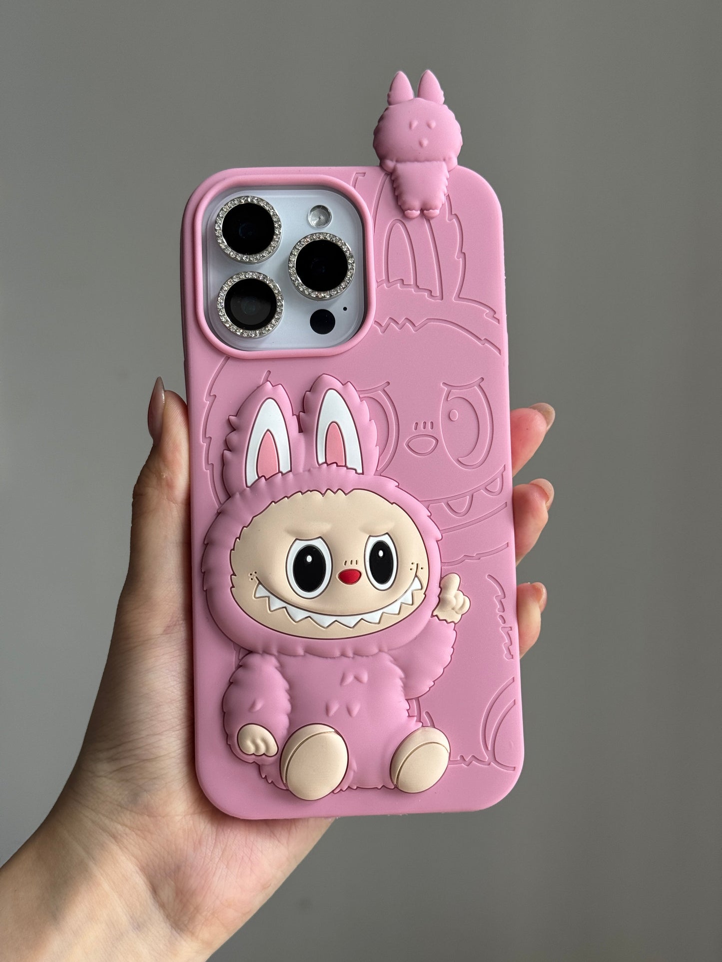 LABUBU Hipper Silicone Cute Kawaii Phone Case