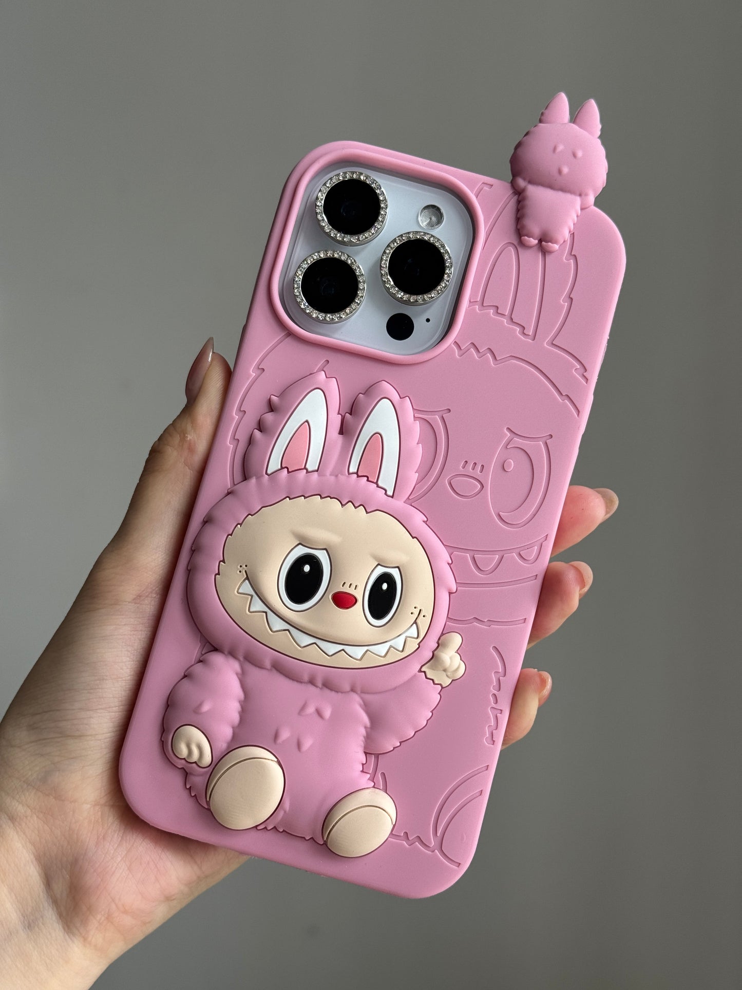 LABUBU Hipper Silicone Cute Kawaii Phone Case