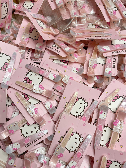 Hellokitty Duckbill Hair Clips for Women Girls Hair Styling Tools Accessories(2PCS)