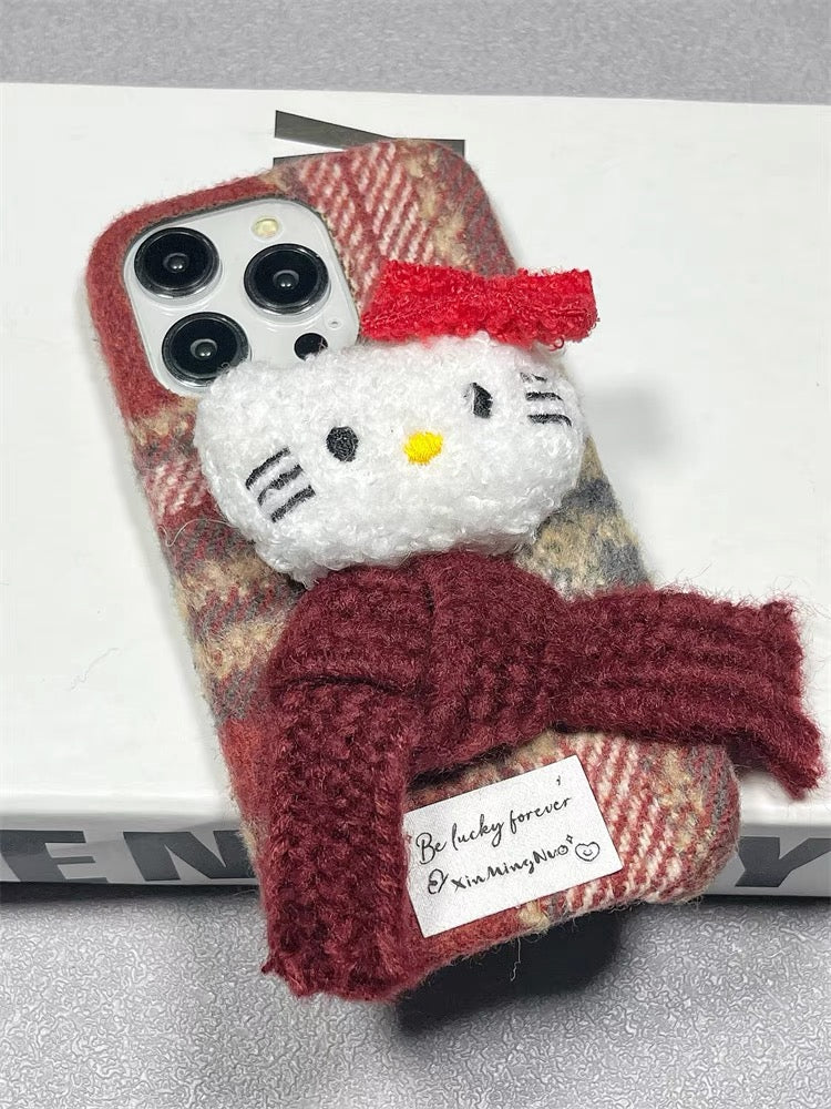 red scarf hellokitty iphone case - kikigoods