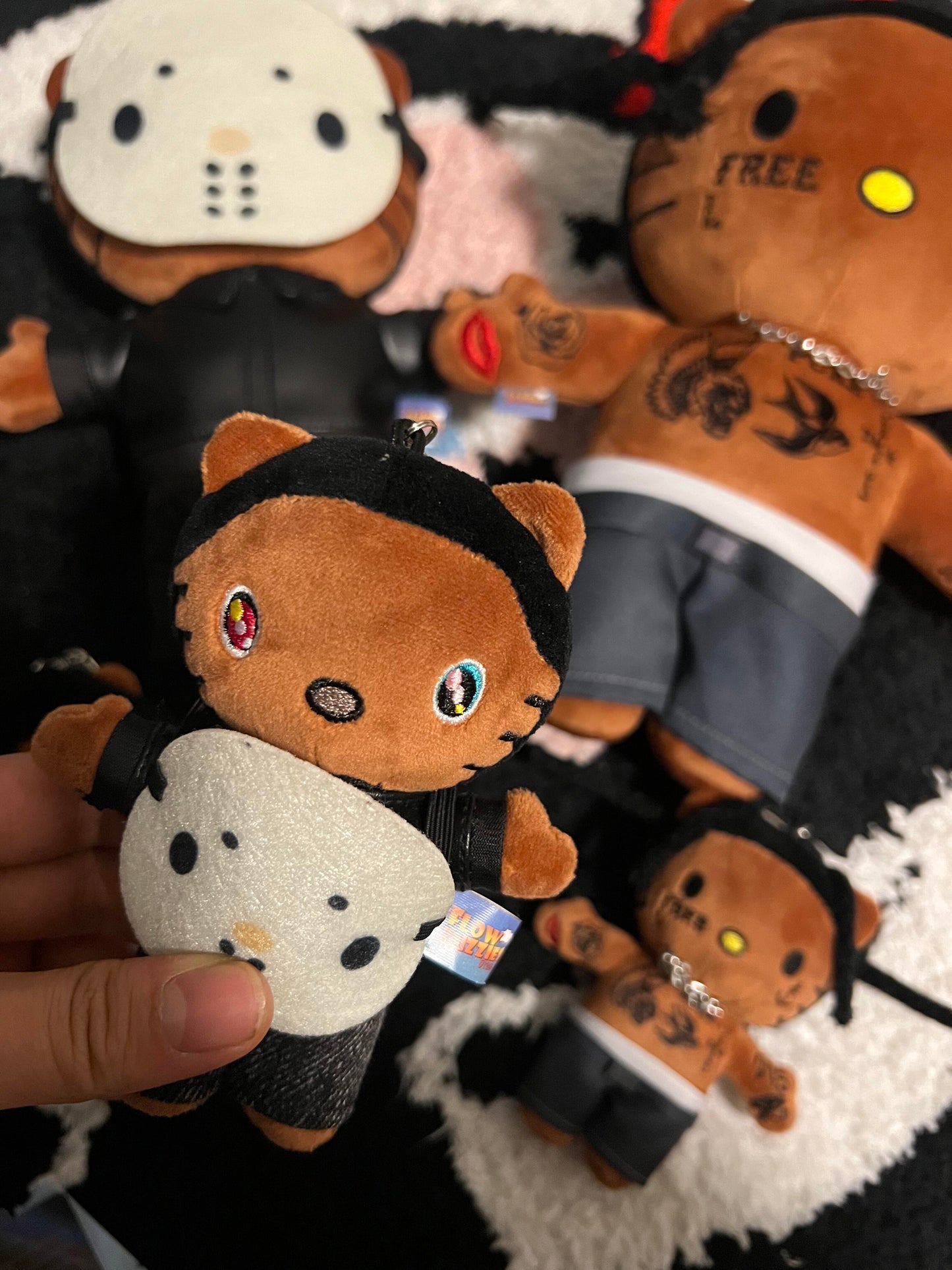 Hello Kitty x Travis Scott/kanye/Sza Funny Plush Toys Creative Gift