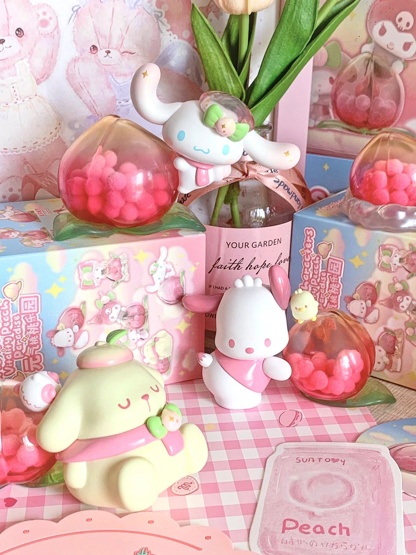 Sanrio Toptoy Vitality Peach Paradise Blind Box Figures
