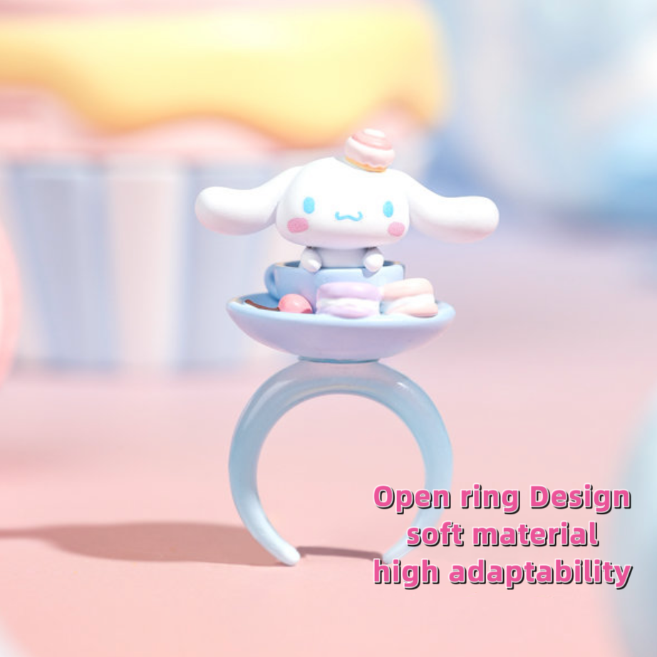 Sanrio cinnamoroll ring cupcake jewelry box Surprise box toy