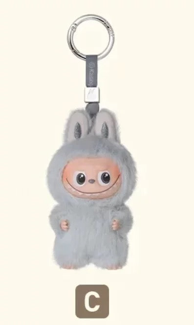 Mini Labubu Pin for Love Series Vinyl Plush Pendant Blind Box
