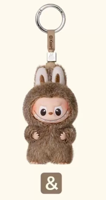 Mini Labubu Pin for Love Series Vinyl Plush Pendant Blind Box