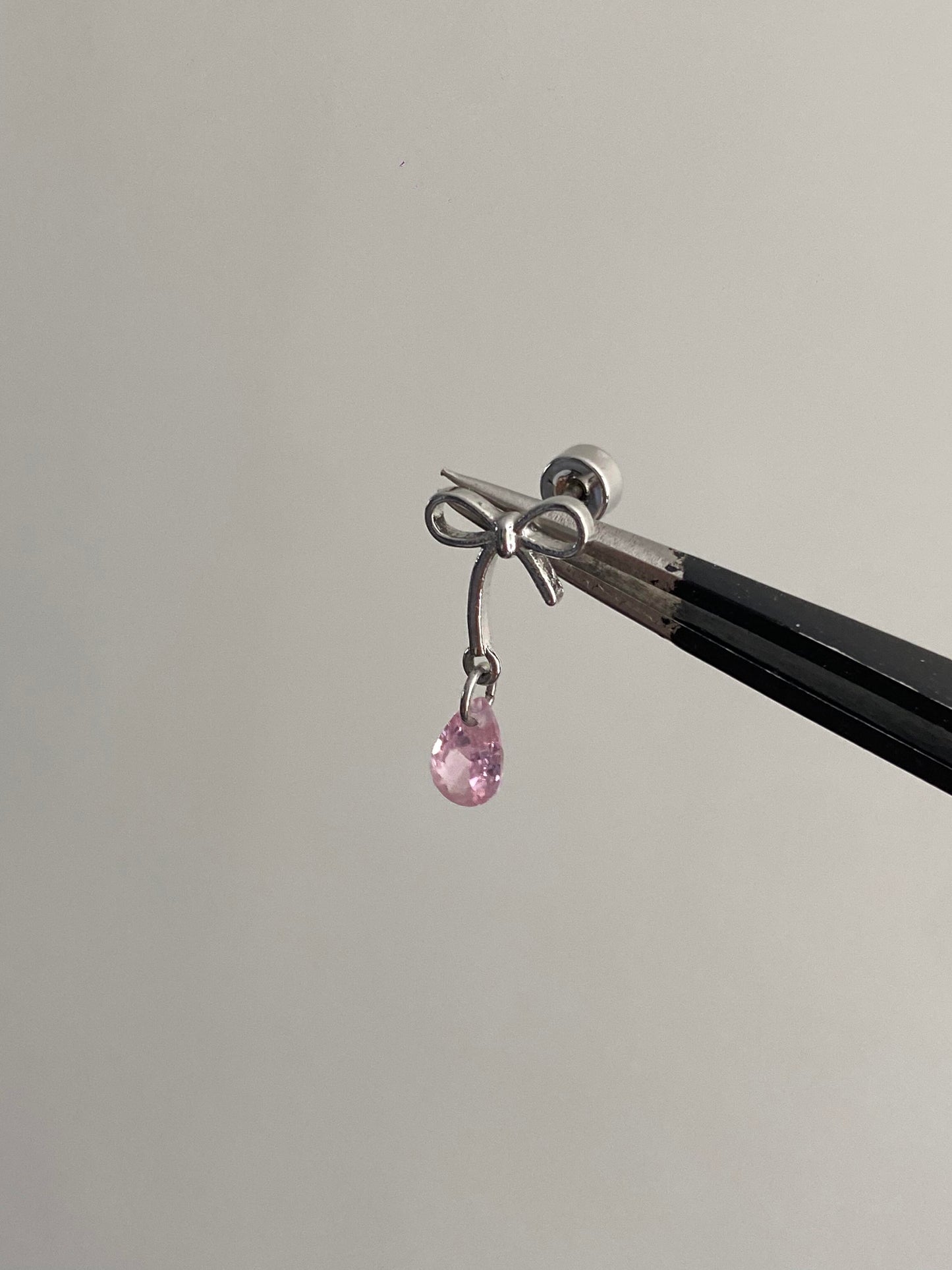 Hellokitty Earrings Rhinestone Cute Titanium earrings