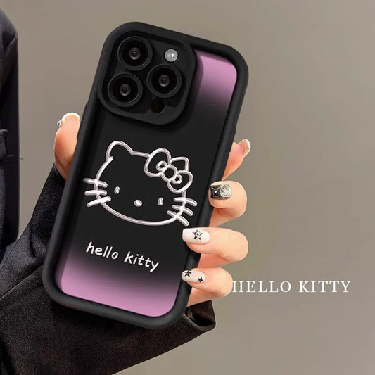 Gradient Purple HelloKitty iphonecase - kikigoods