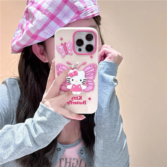 butterfly hellokitty iphone case - kikigoods