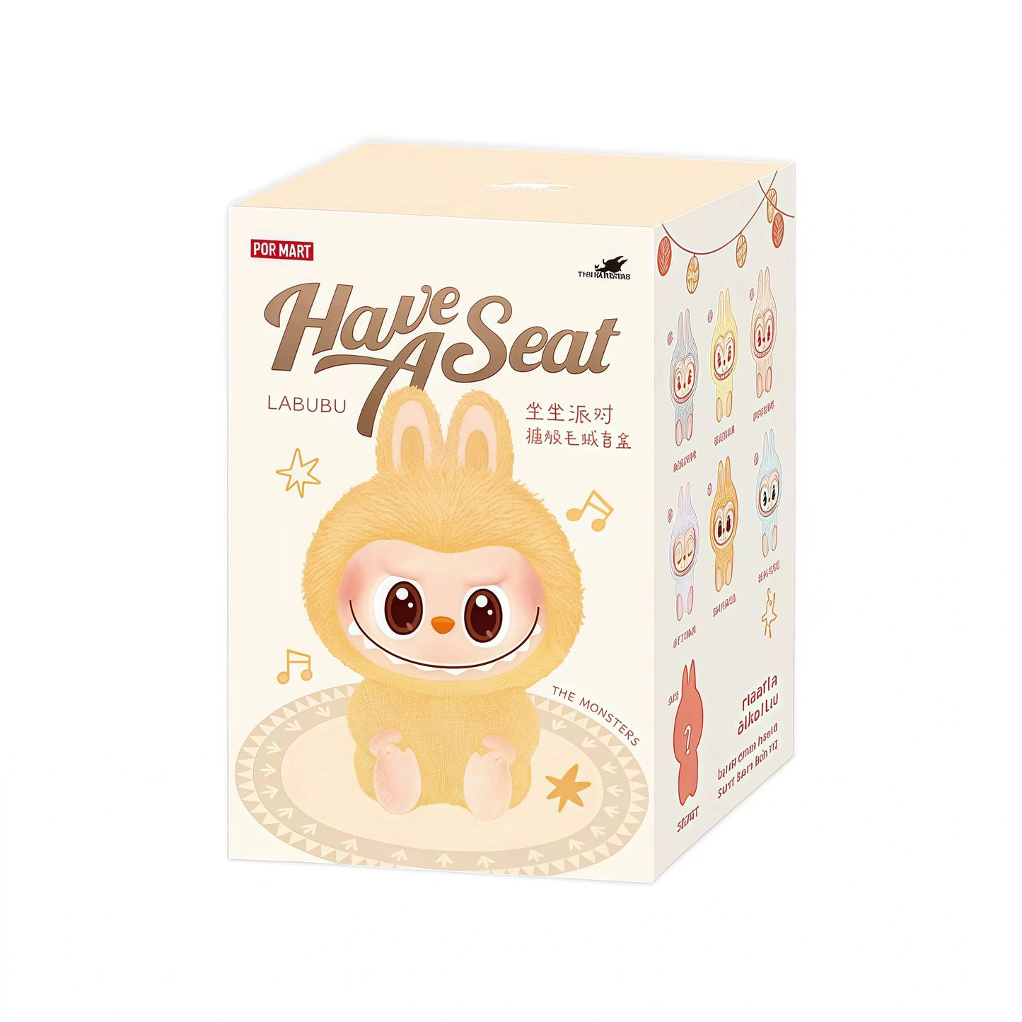 Labubu THE MONSTERS Have a Seat Vinyl Face Blind Box