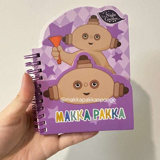 in the night garden makkapakka notebook spiral notebook