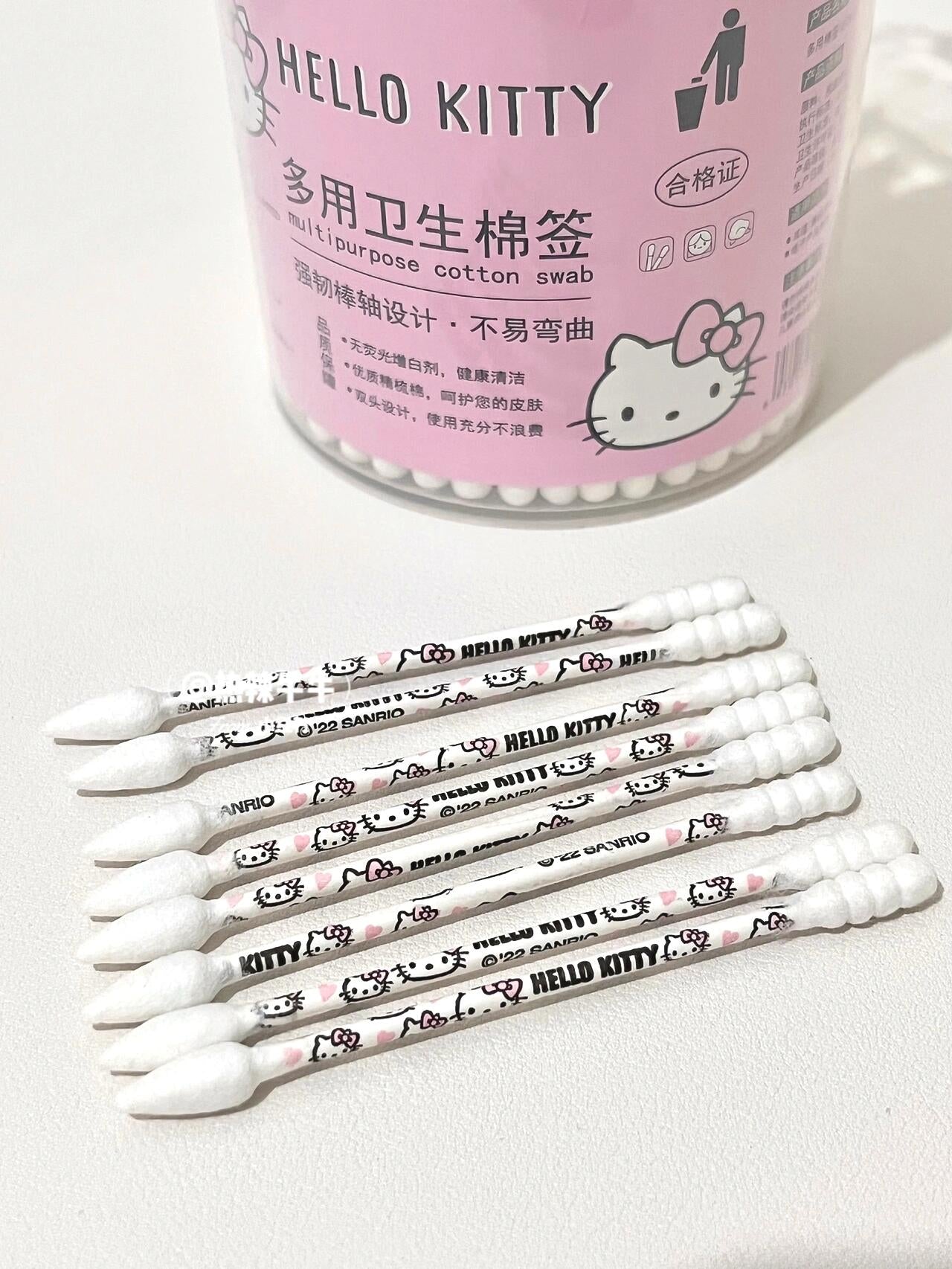Sanrio Bamboo Cotton Swabs(1 Pack of 180)