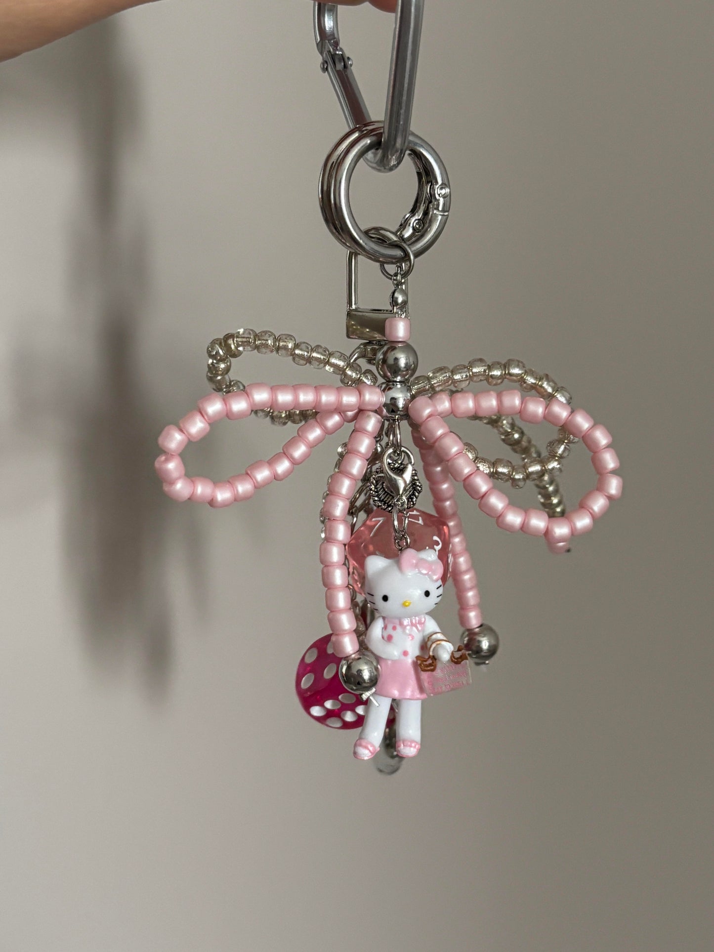 Hellokitty Handmade Bag Charm Handbag Chains Decoration for Women Pendant Accessories for Purse Designer Shoulder Bag