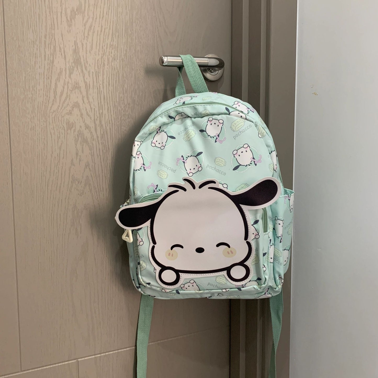 Sanrio Pocket Adult Womens Double Strap Shoulder Bag Purse Backpack