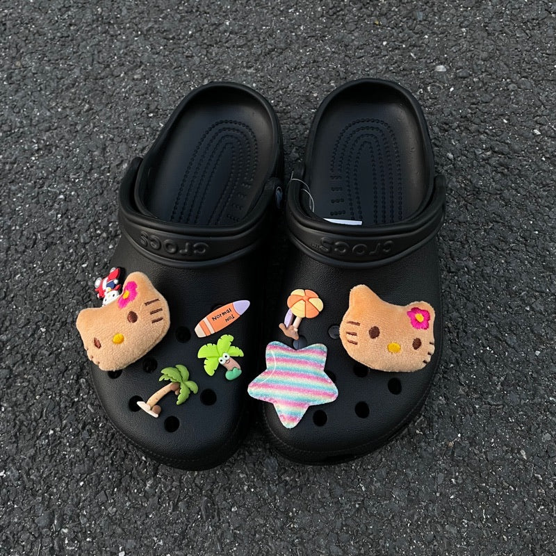 KT Charms Cute Pack Pins Shoe Decoration Croc Accessories for Croc Bags Clogs Slides
